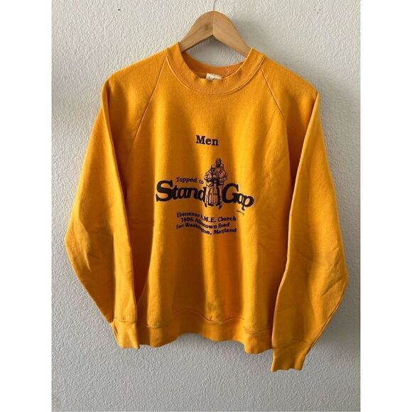 Early 90s Church Fruit of the Loom Crewneck - Picture 1 of 3